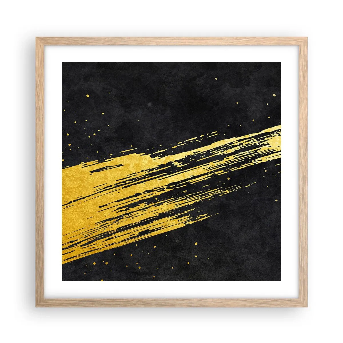 Plakat w ramie jasny dąb - Skok w nadprzestrzeń - 50x50 cm