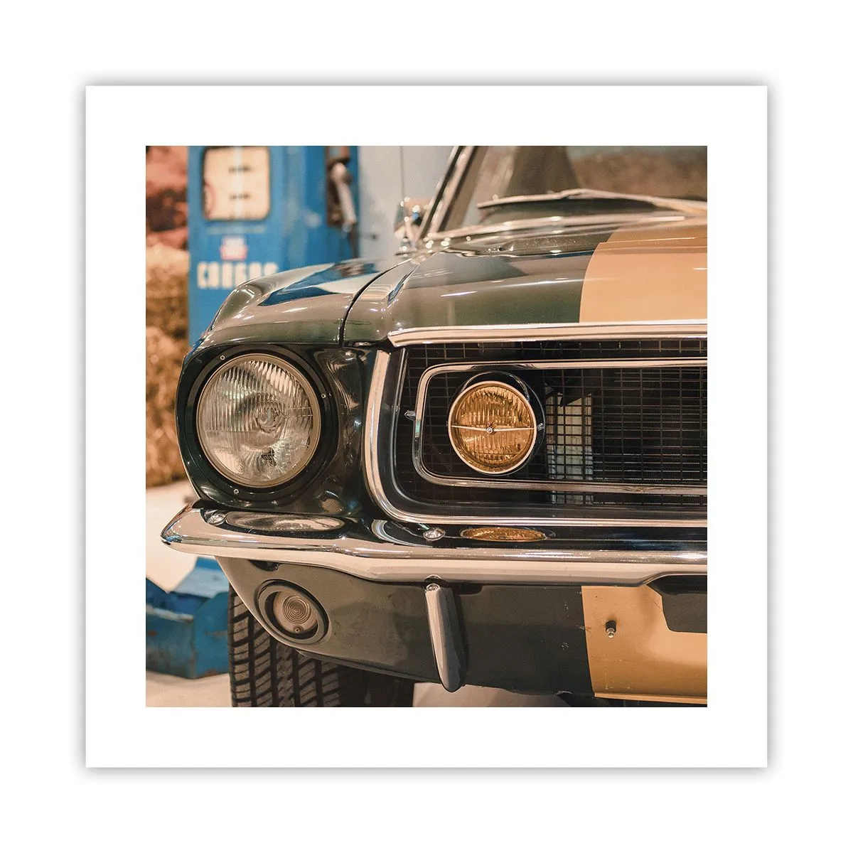 Plakat - Spotkanie z legendą - 40x40 cm