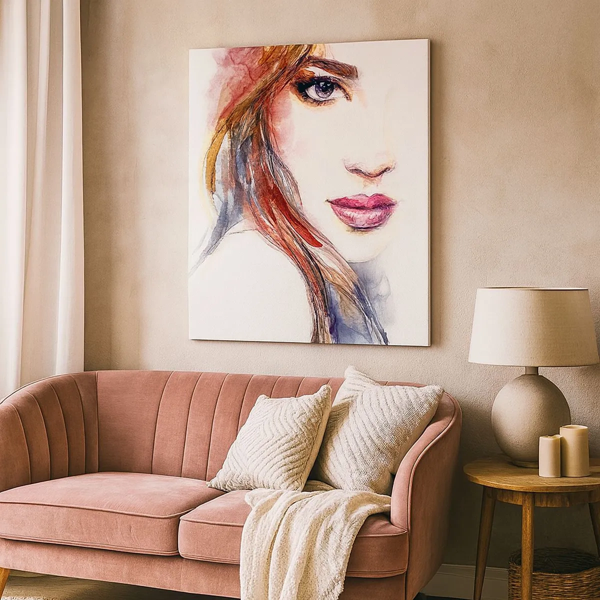 Obraz na płótnie - Vademecum - idź za mną - 30x30 cm