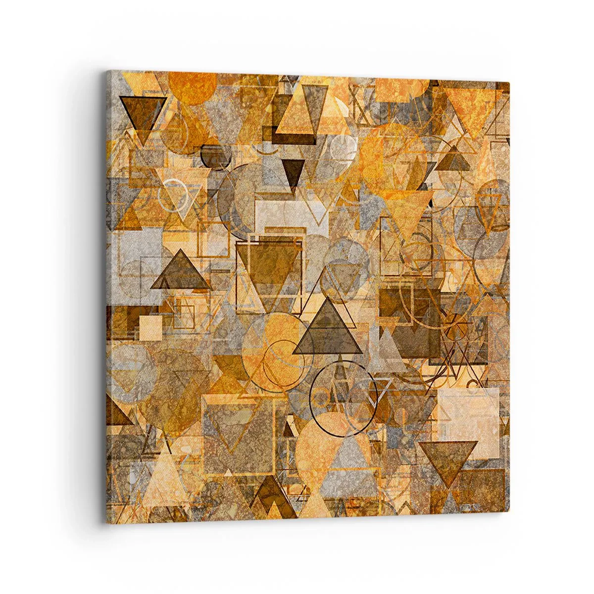 Obraz na płótnie - Świat ujęty w formę - 70x70 cm