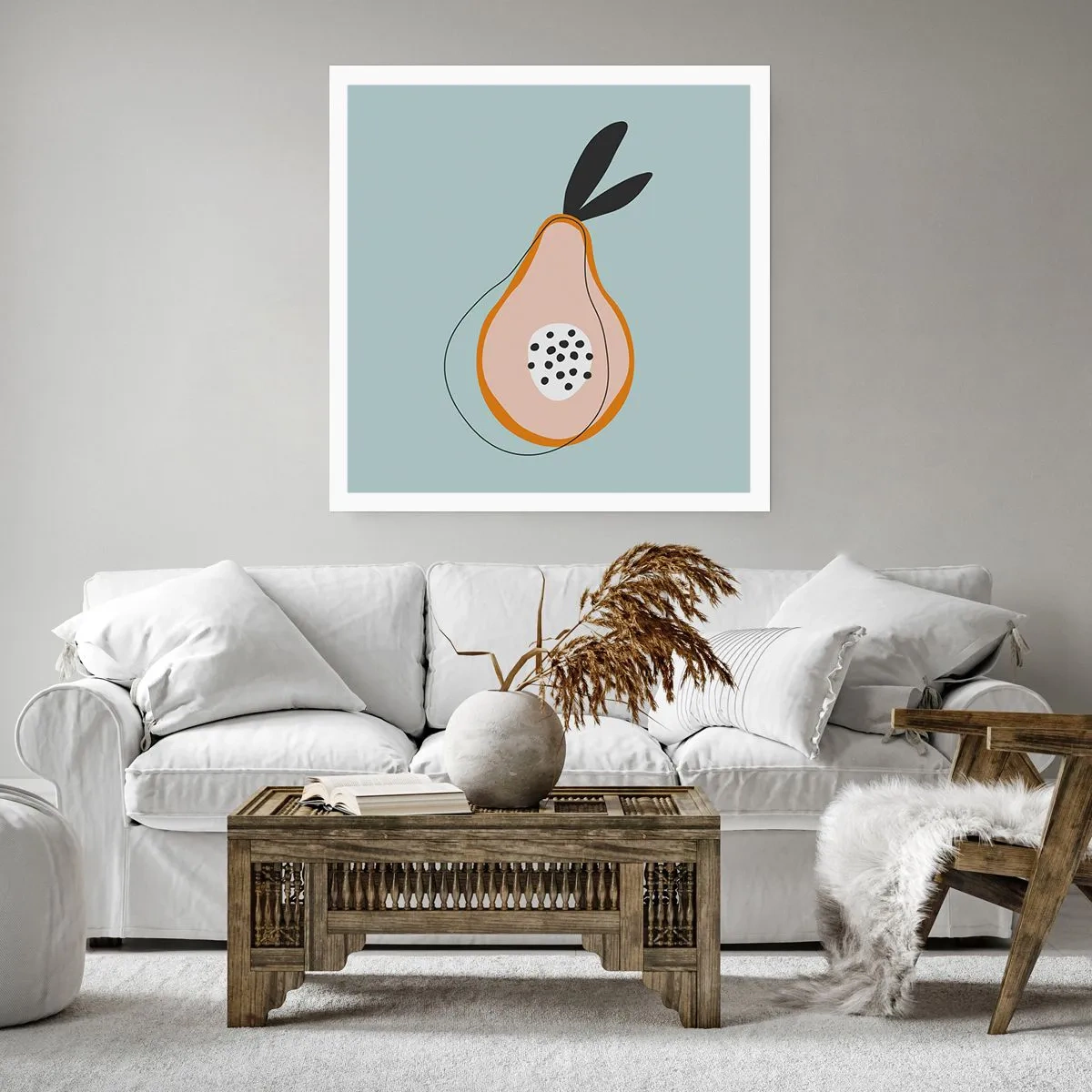 Plakat - Przeniknąć w naturę rzeczy - 30x30 cm