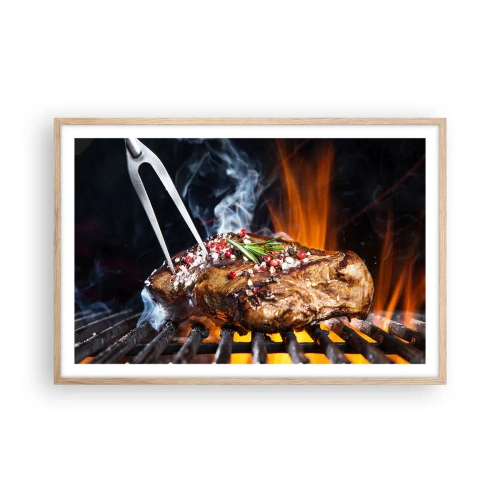 Plakat w ramie jasny dąb - Soczyste i wonne - 91x61 cm