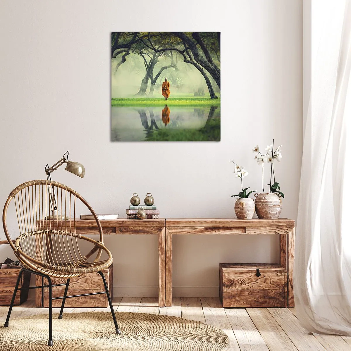 Obraz na płótnie - W drodze do oświecenia - 50x50 cm