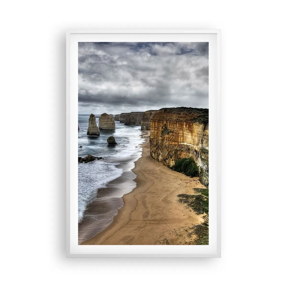 Plakat w białej ramie - Surowe piękno - 61x91 cm