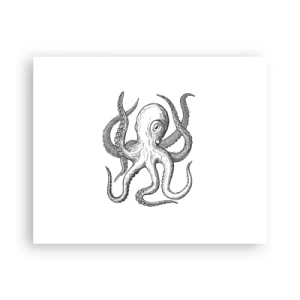 Plakat - Tańcząca z falami - 50x40 cm