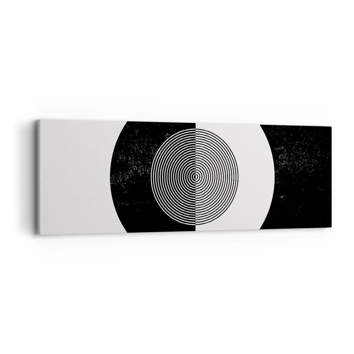 Obraz na płótnie - Harmonia w czerni i bieli - 90x30 cm