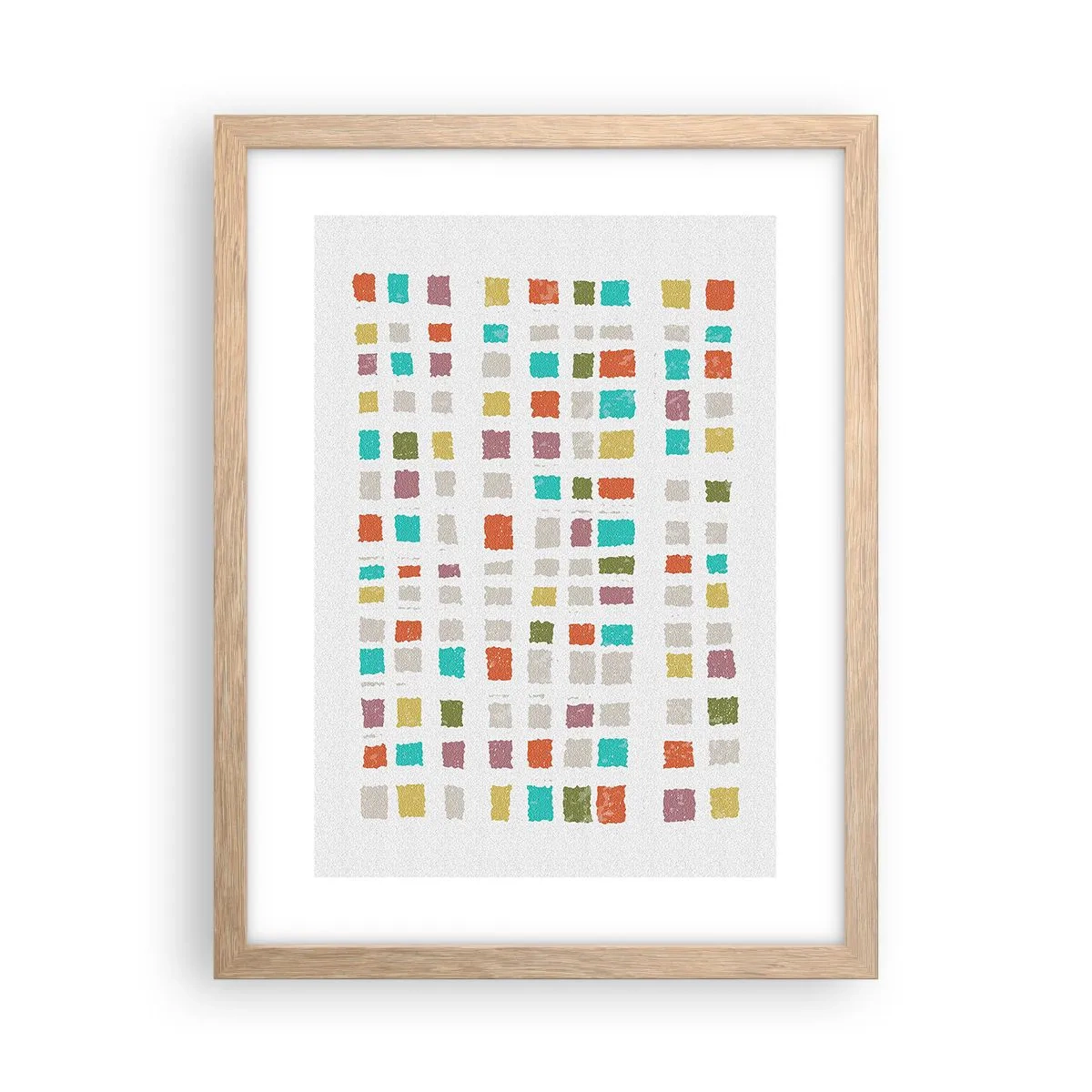 Plakat w ramie jasny dąb - Nieznana gra - 30x40 cm