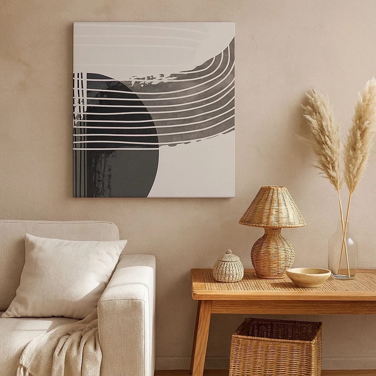 Obraz na płótnie - Tam i z powrotem - 30x30 cm