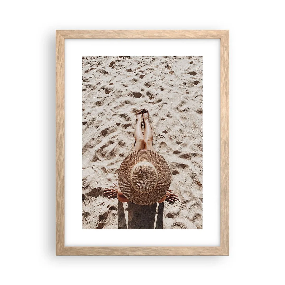 Plakat w ramie jasny dąb - Wymarzony czas - 30x40 cm