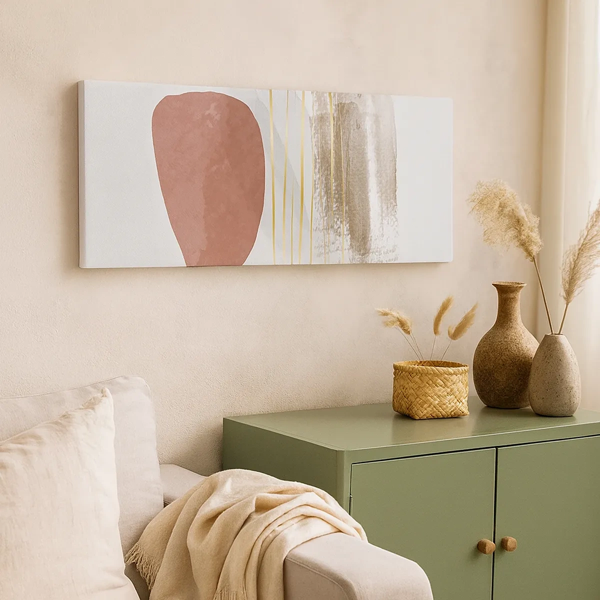 Obraz na płótnie - Abstrakcyjna kolumnada - 30x30 cm