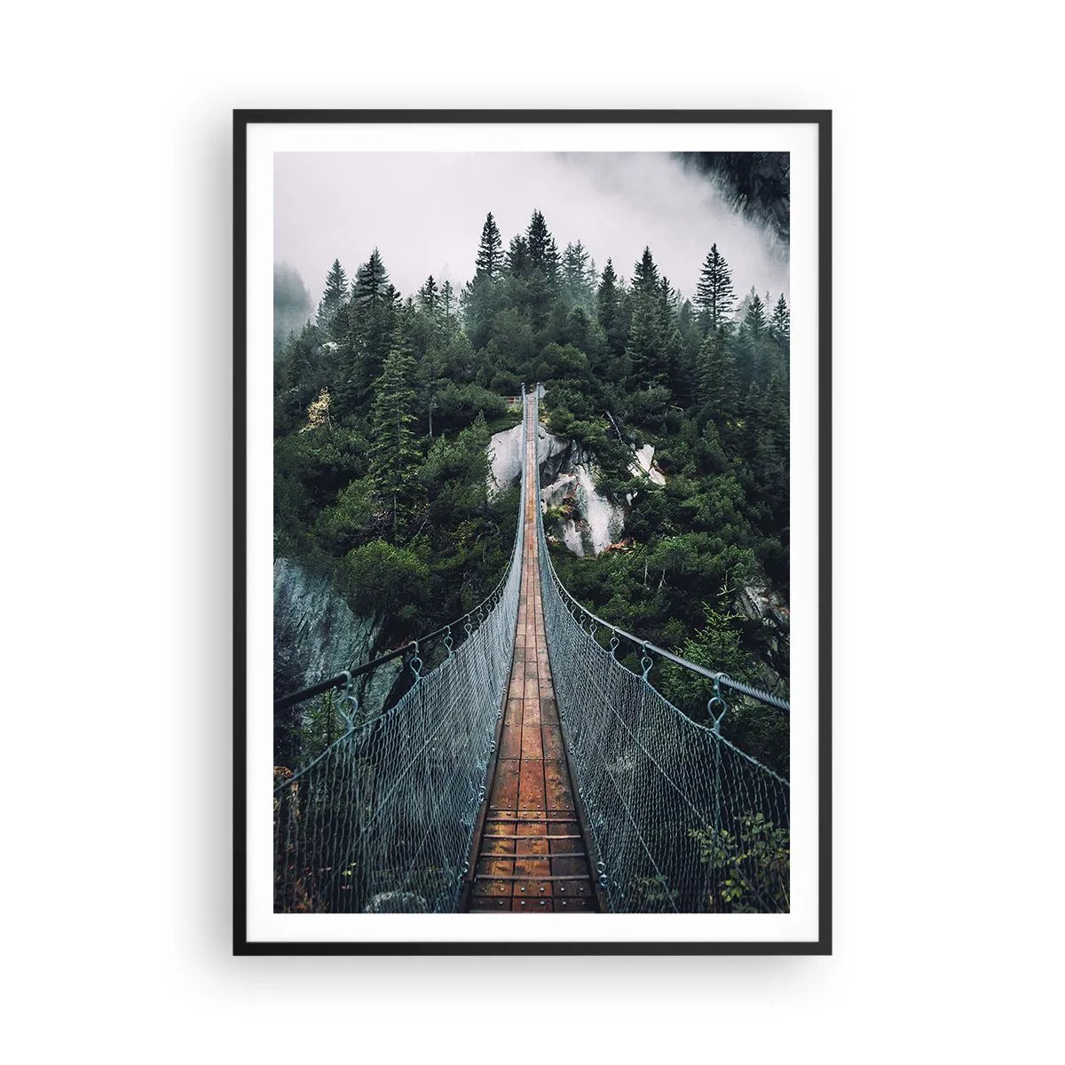 Plakat w czarnej ramie - Tylko dla orłów - 70x100 cm