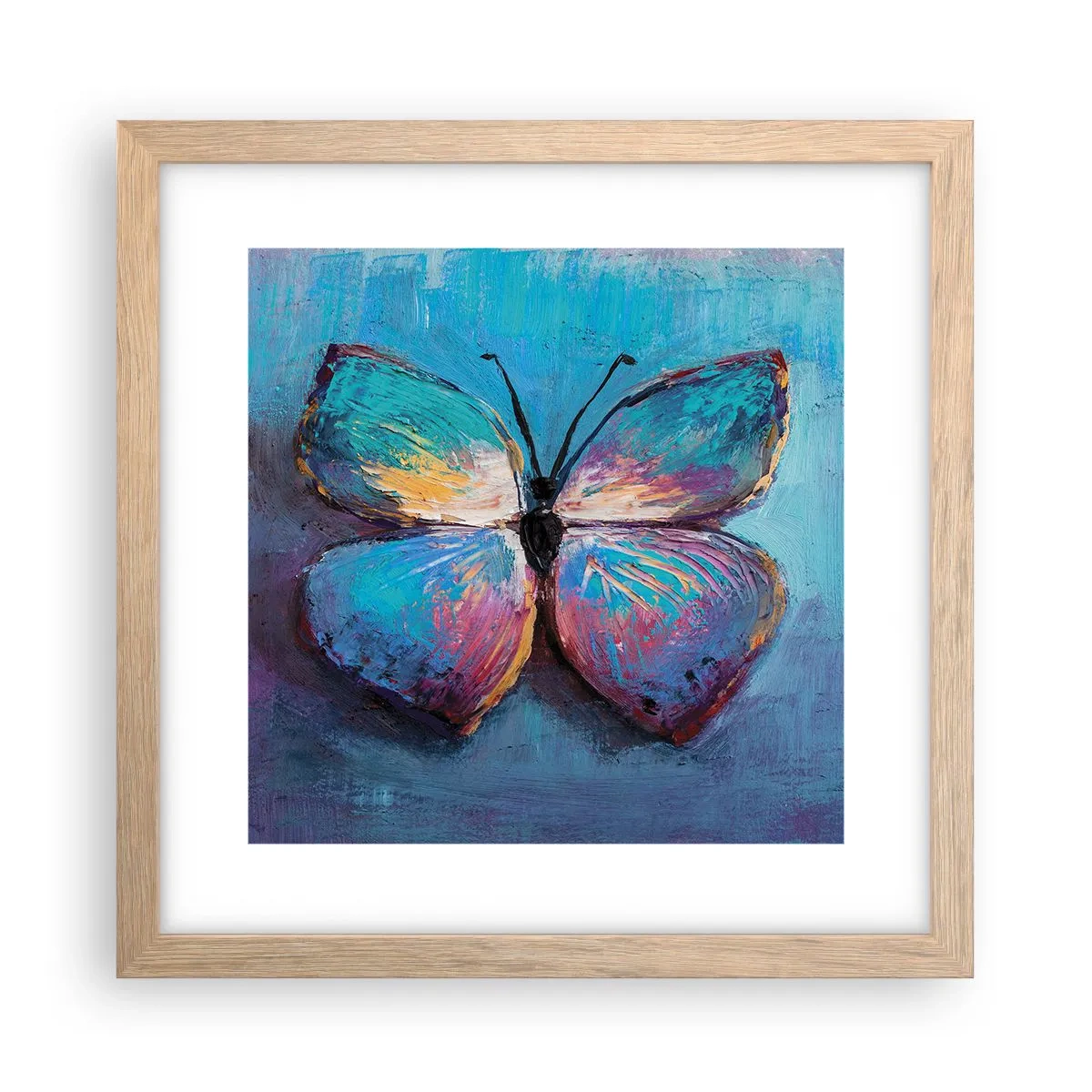 Plakat w ramie jasny dąb - W pełnej krasie - 30x30 cm