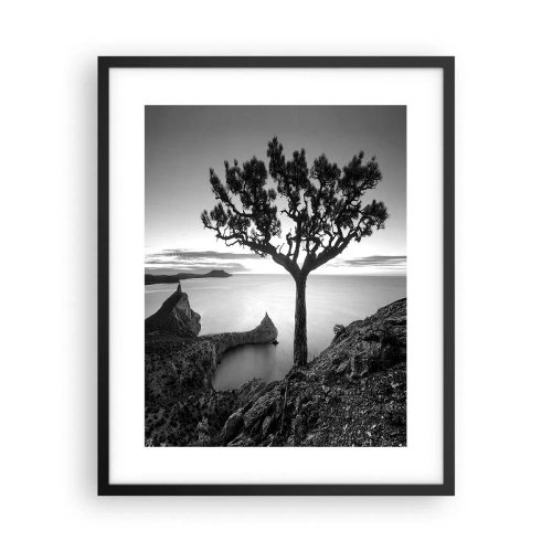 Plakat w czarnej ramie - Spokój aż po horyzont - 40x50 cm