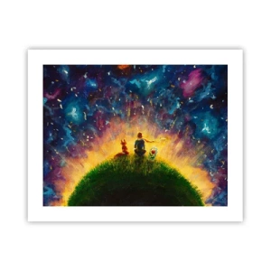 Plakat - Miłość i przyjaźń - cały świat - 50x40 cm