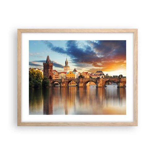 Plakat w ramie jasny dąb - Piękna od wieków - 50x40 cm