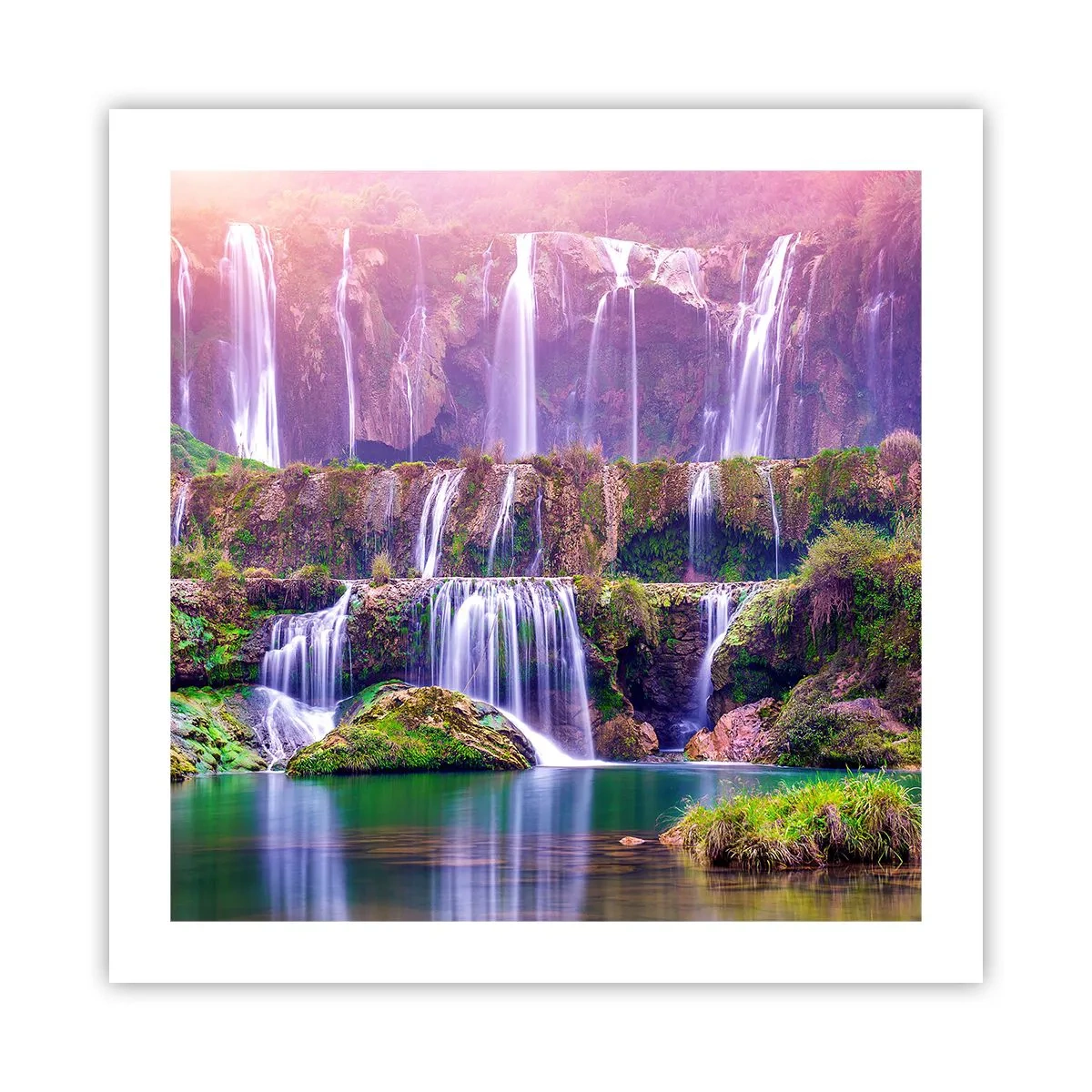 Plakat - Schody do nieba - 50x50 cm