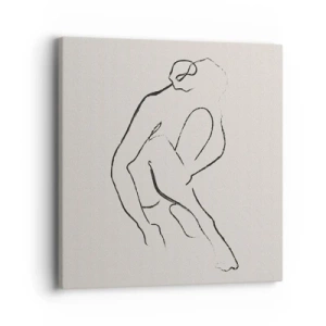 Obraz na płótnie - Szkic intymny - 40x40 cm
