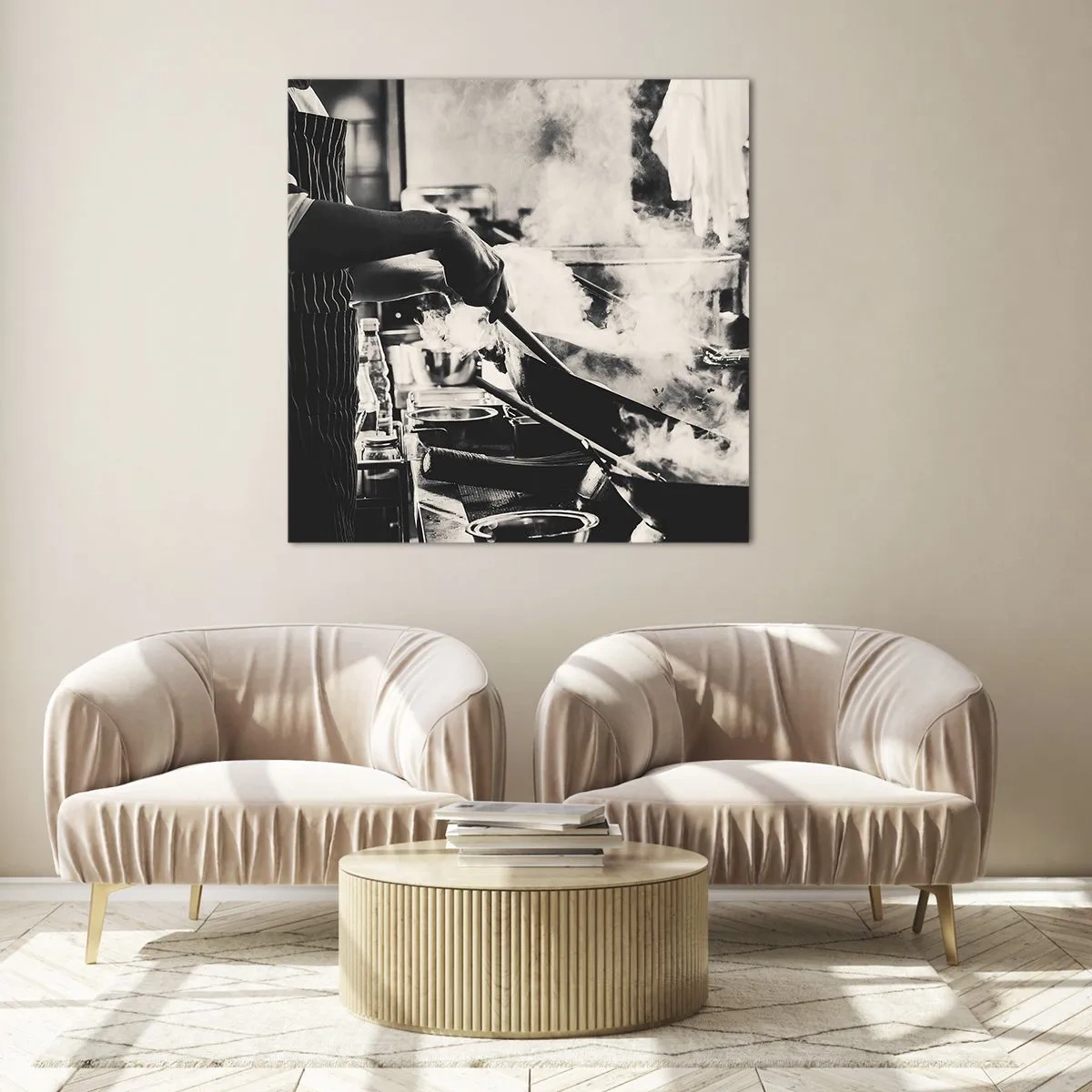 Obraz na szkle - Alchemia smaków - 60x60 cm