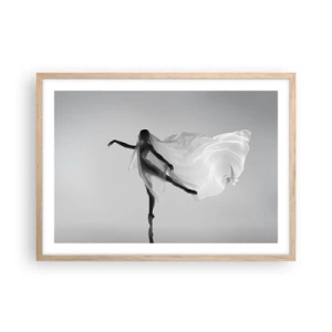 Plakat w ramie jasny dąb - Lekkość i wdzięk - 70x50 cm