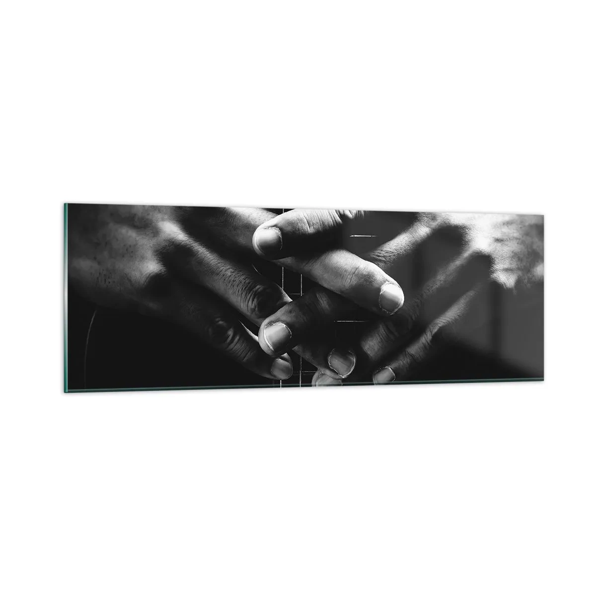 Obraz na szkle - Modlitwa artysty - 90x30 cm