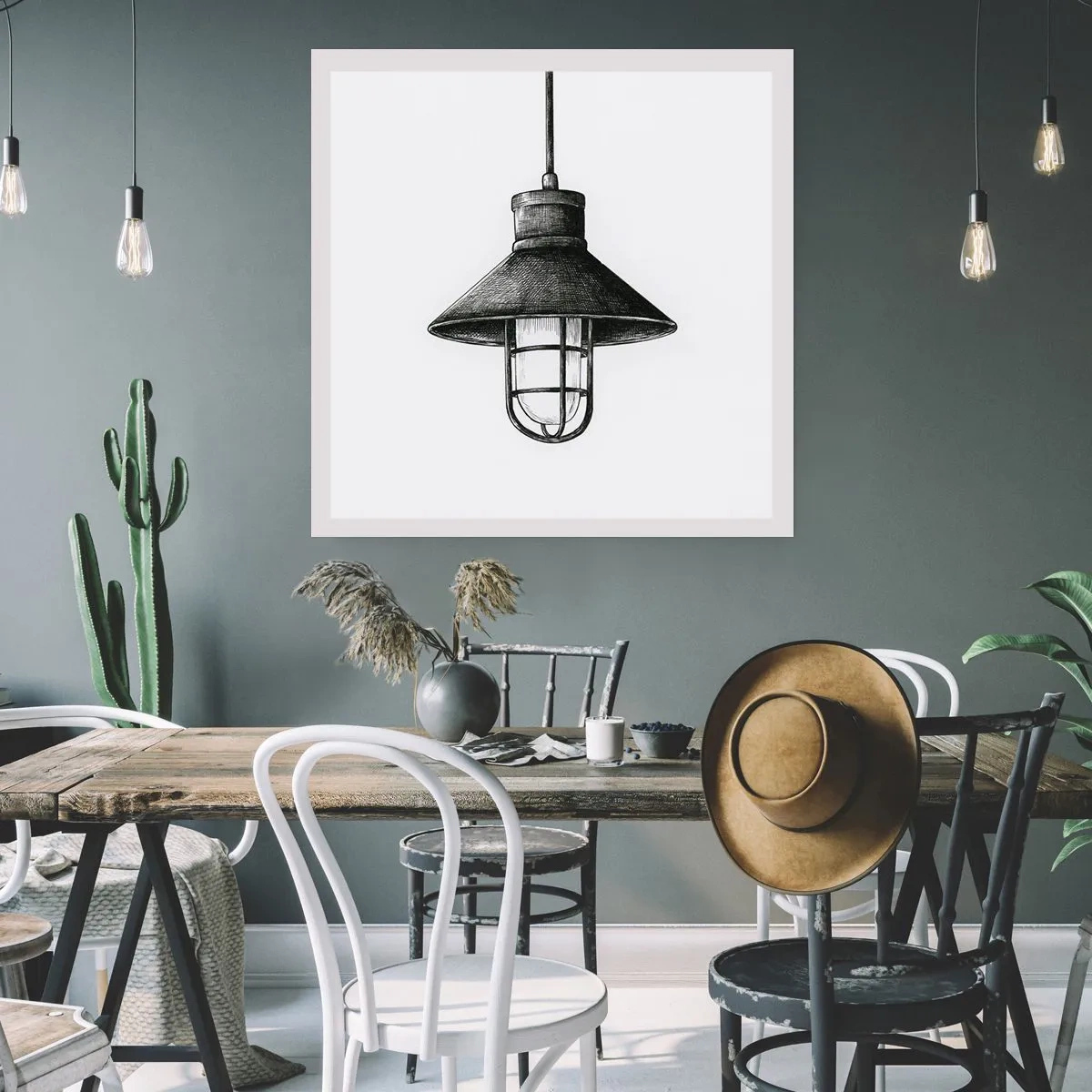 Plakat - Jak przed laty… - 60x60 cm