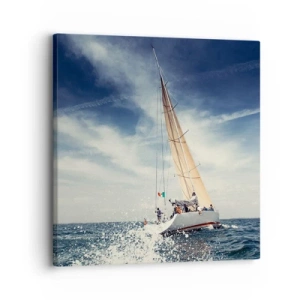 Obraz na płótnie - Nas nie dogonią! - 30x30 cm