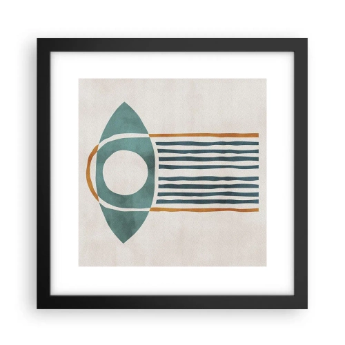 Plakat w czarnej ramie - Znaki i rytuały - 30x30 cm