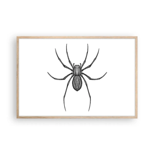 Plakat w ramie jasny dąb - Niepokojąca precyzja - 91x61 cm