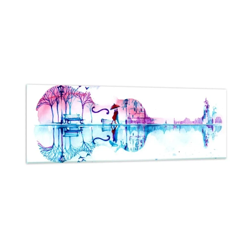 Obraz na szkle - Kantyczki deszczu wam przyniosę - 90x30 cm