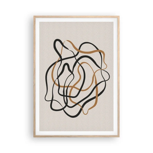 Plakat w ramie jasny dąb - Wszystko się pokręciło - 70x100 cm