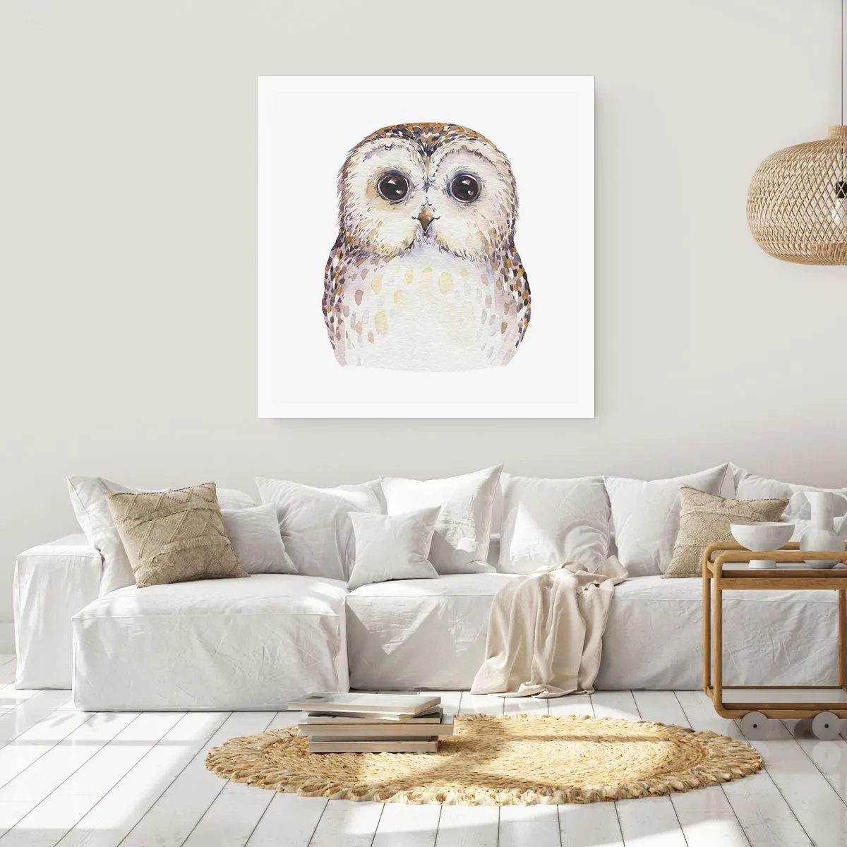 Plakat - Spójrz mi w oczy - 50x50 cm