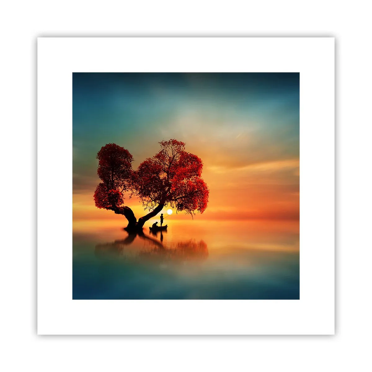 Plakat - Oddaleńcy i ciszyzna bezświata - 30x30 cm