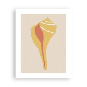 Plakat - Abstrakcja organiczna – wzrost - 40x50 cm