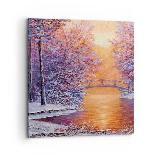 Obraz na płótnie - Spotkajmy się tu - 70x70 cm