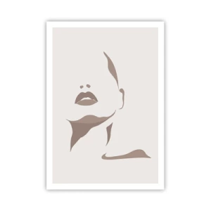 Plakat - Stworzona ze światła i cienia - 70x100 cm