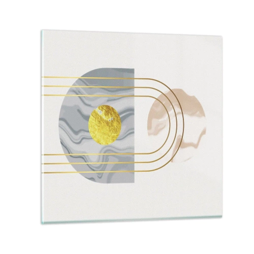 Obraz na szkle - Jasność i blask - 50x50 cm