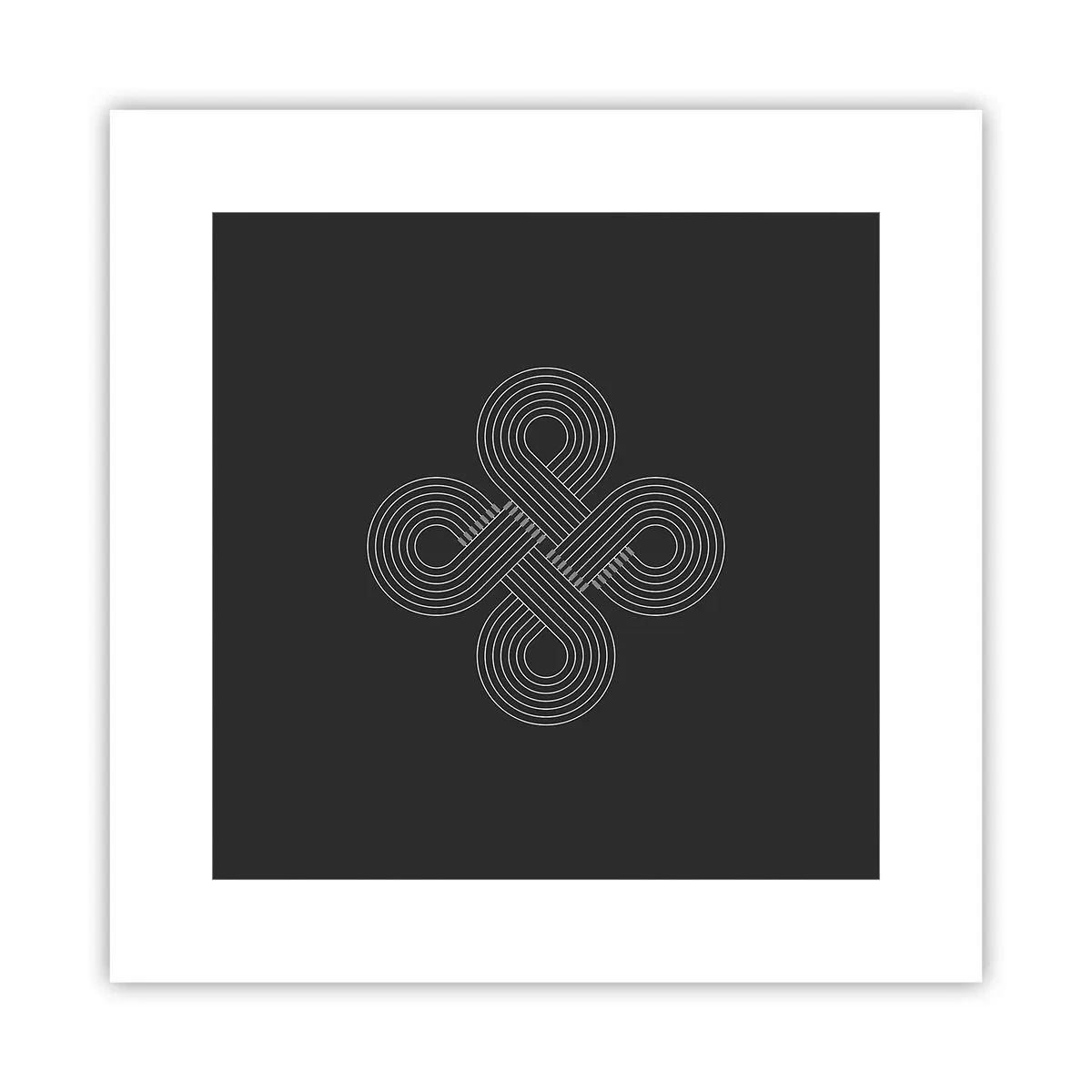 Plakat - W duchu celtyckim - 30x30 cm
