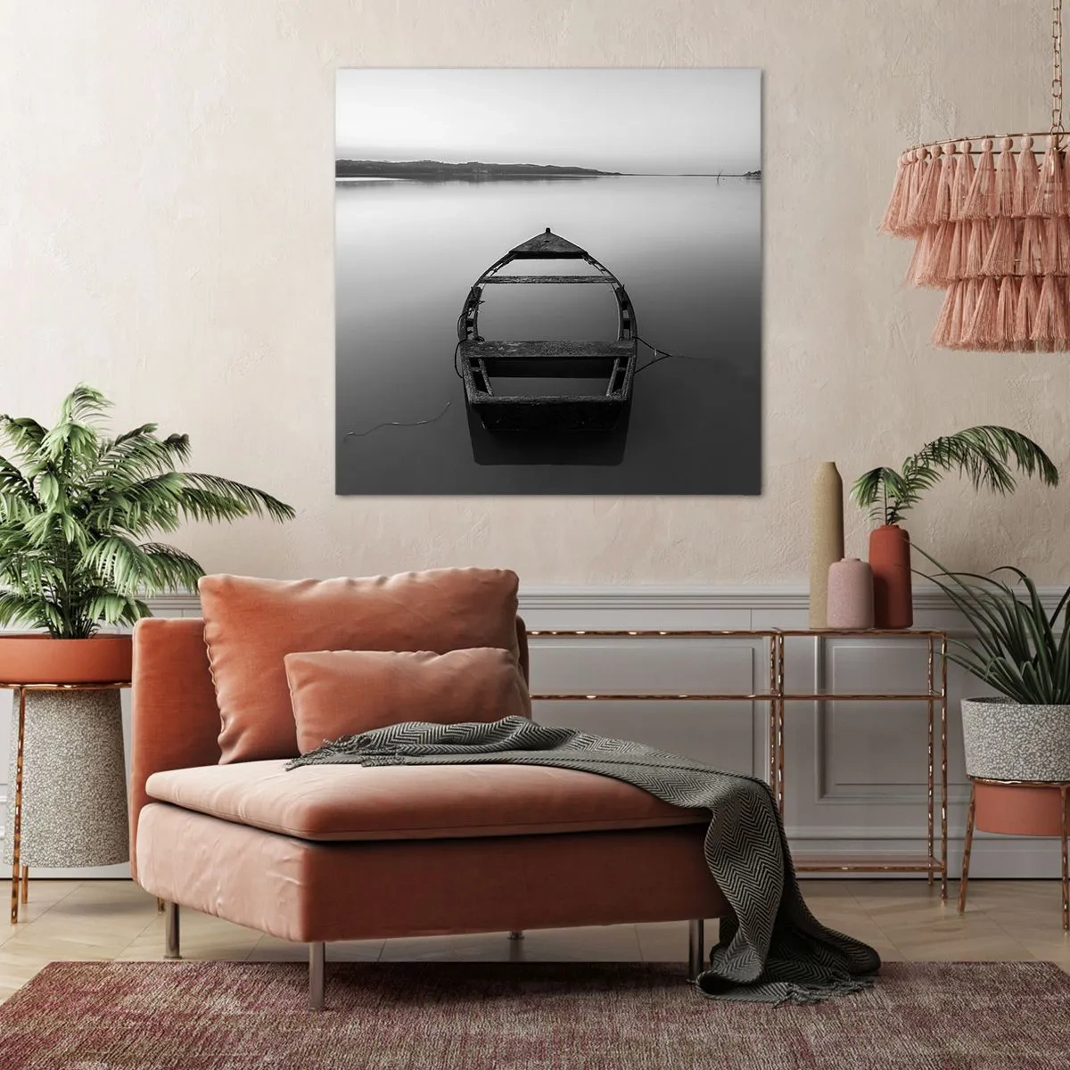 Obraz na płótnie - Tęsknota i melancholia - 60x60 cm