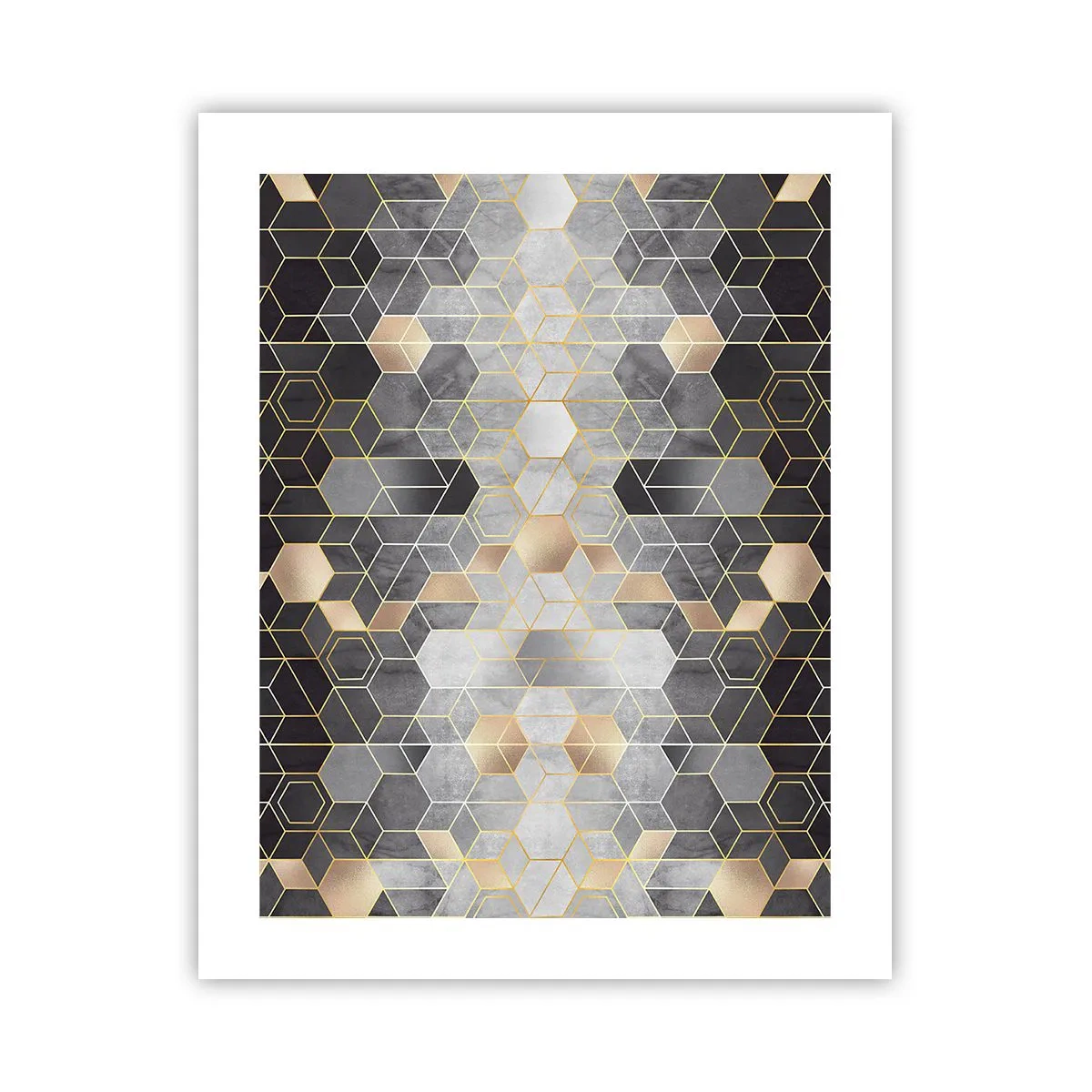 Plakat - Diamentowa kompozycja - 40x50 cm