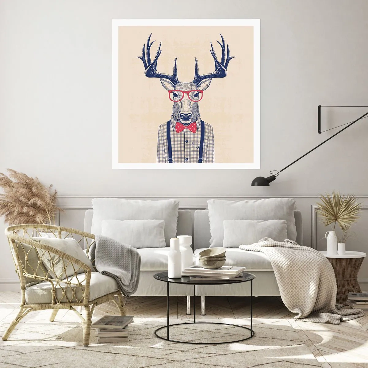 Plakat - Zabawna ekstrawagancja - 60x60 cm