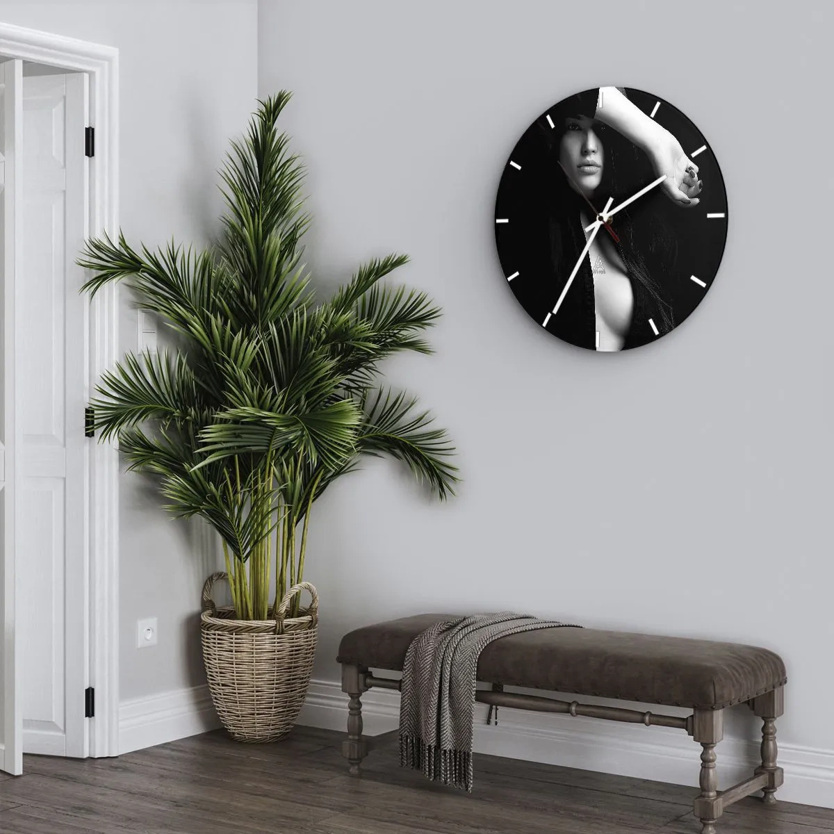 Zegar ścienny - Szkoła uwodzenia - 40x40 cm