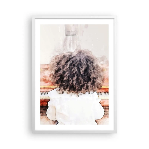 Plakat w białej ramie - W nowym świecie - 50x70 cm