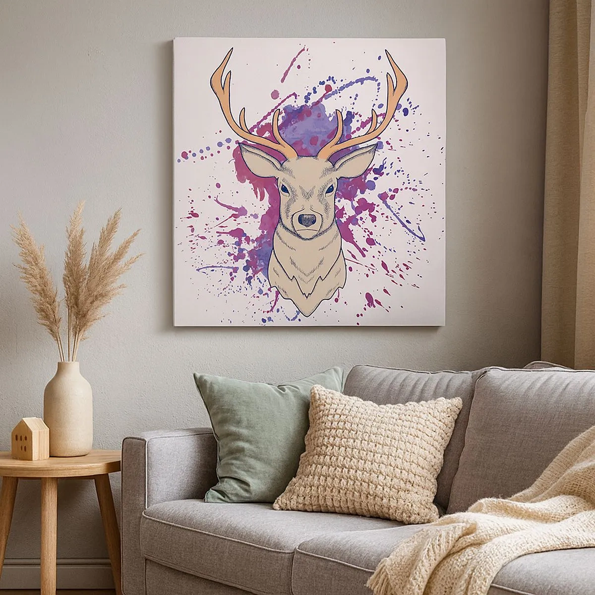 Obraz na płótnie - Odwaga i równowaga - 30x30 cm