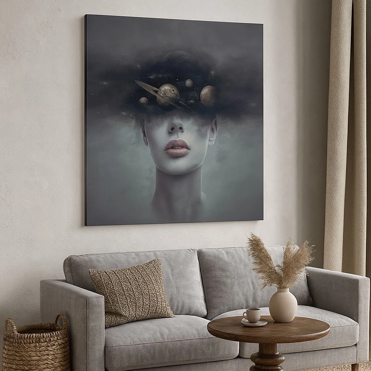 Obraz na płótnie - A planety szaleją… - 30x30 cm