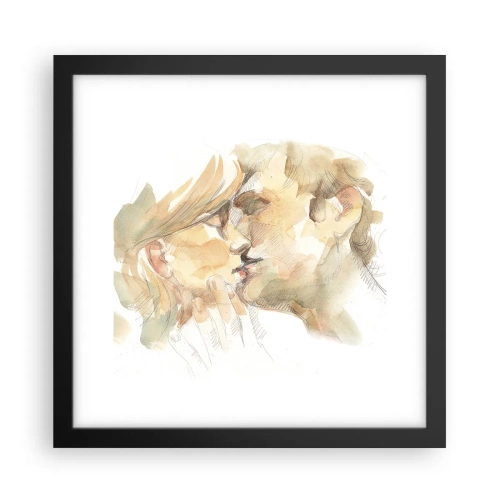 Plakat w czarnej ramie - Odnaleziona połowa? - 30x30 cm