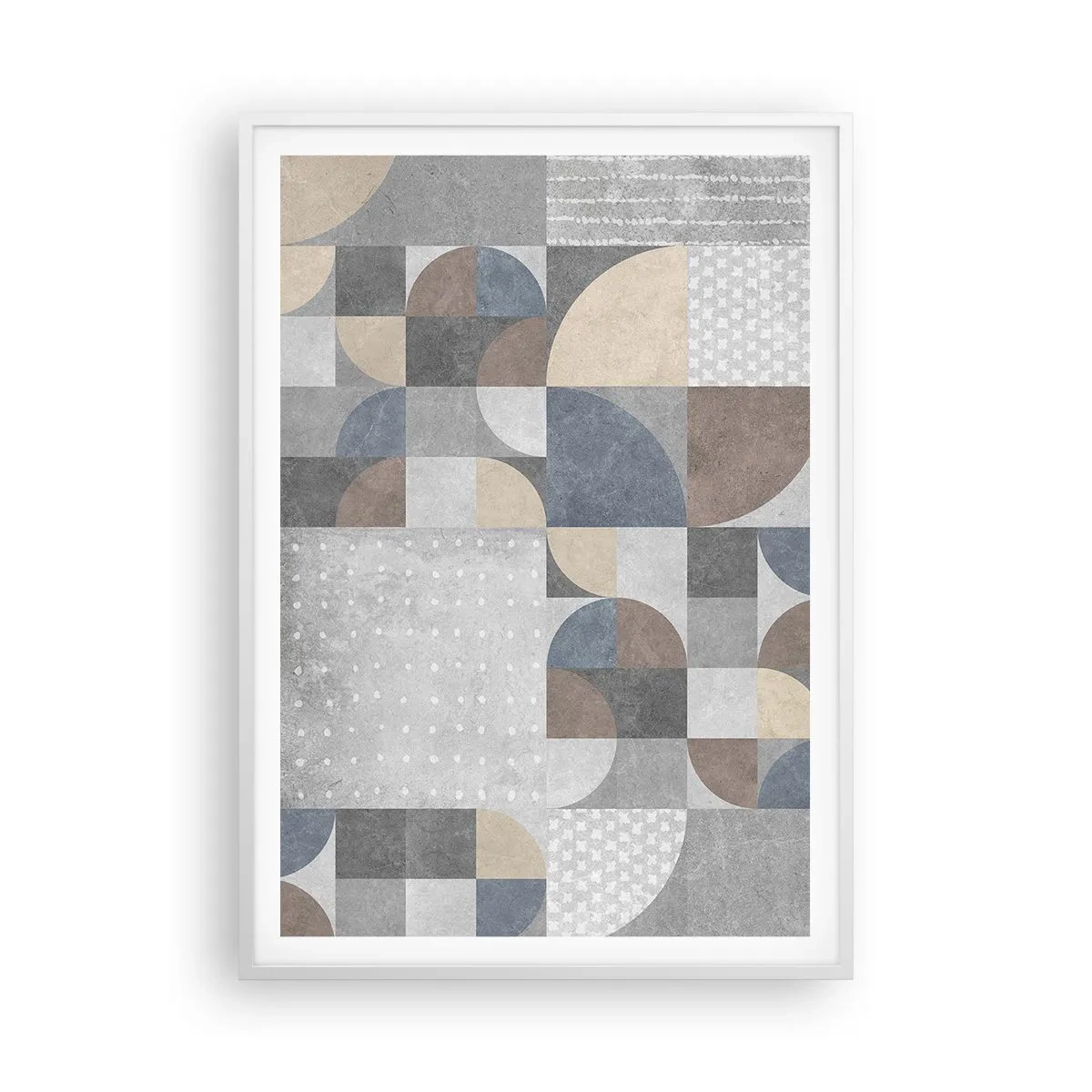 Plakat w białej ramie - Ceramiczna fantazja - 70x100 cm