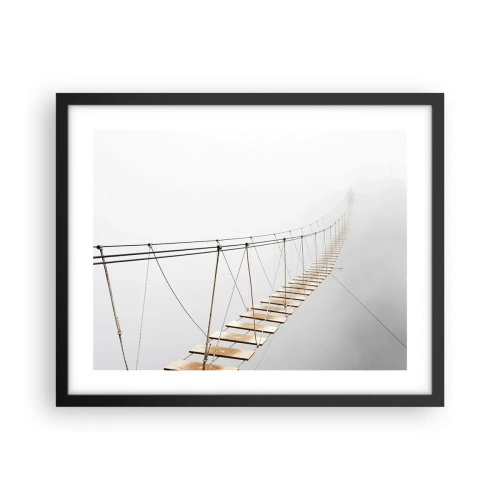 Plakat w czarnej ramie - Dokąd cię zaprowadzi? - 50x40 cm