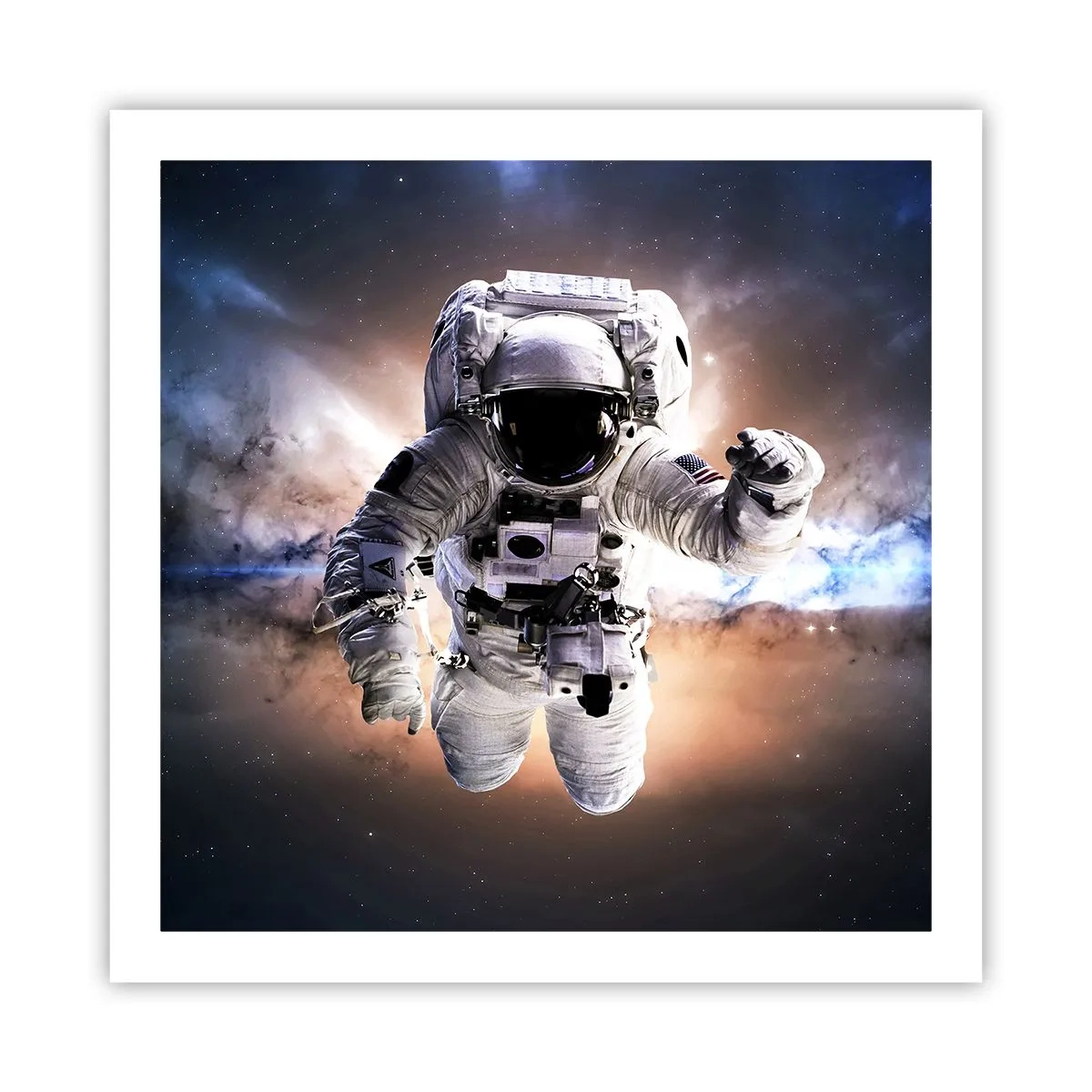 Plakat - Pozdrowienia z kosmosu - 60x60 cm