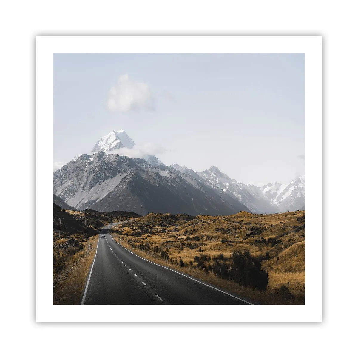 Plakat - Droga do serca gór - 60x60 cm