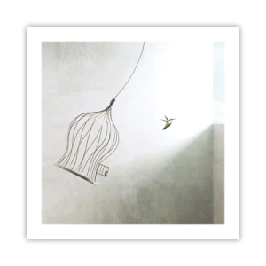 Plakat - W swoim żywiole - 50x50 cm